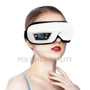 6D Smart Eye Massager With Bluetooth Music Heat Compress