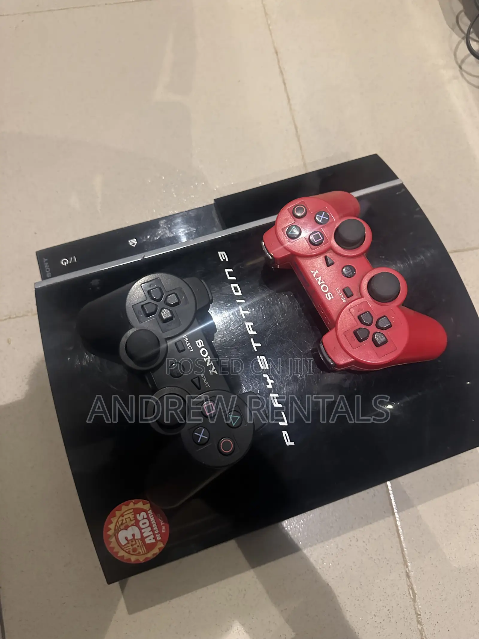 PS3 Console With Two Controller Pad