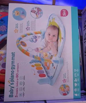 Infant Piano Gym Mat Rocker