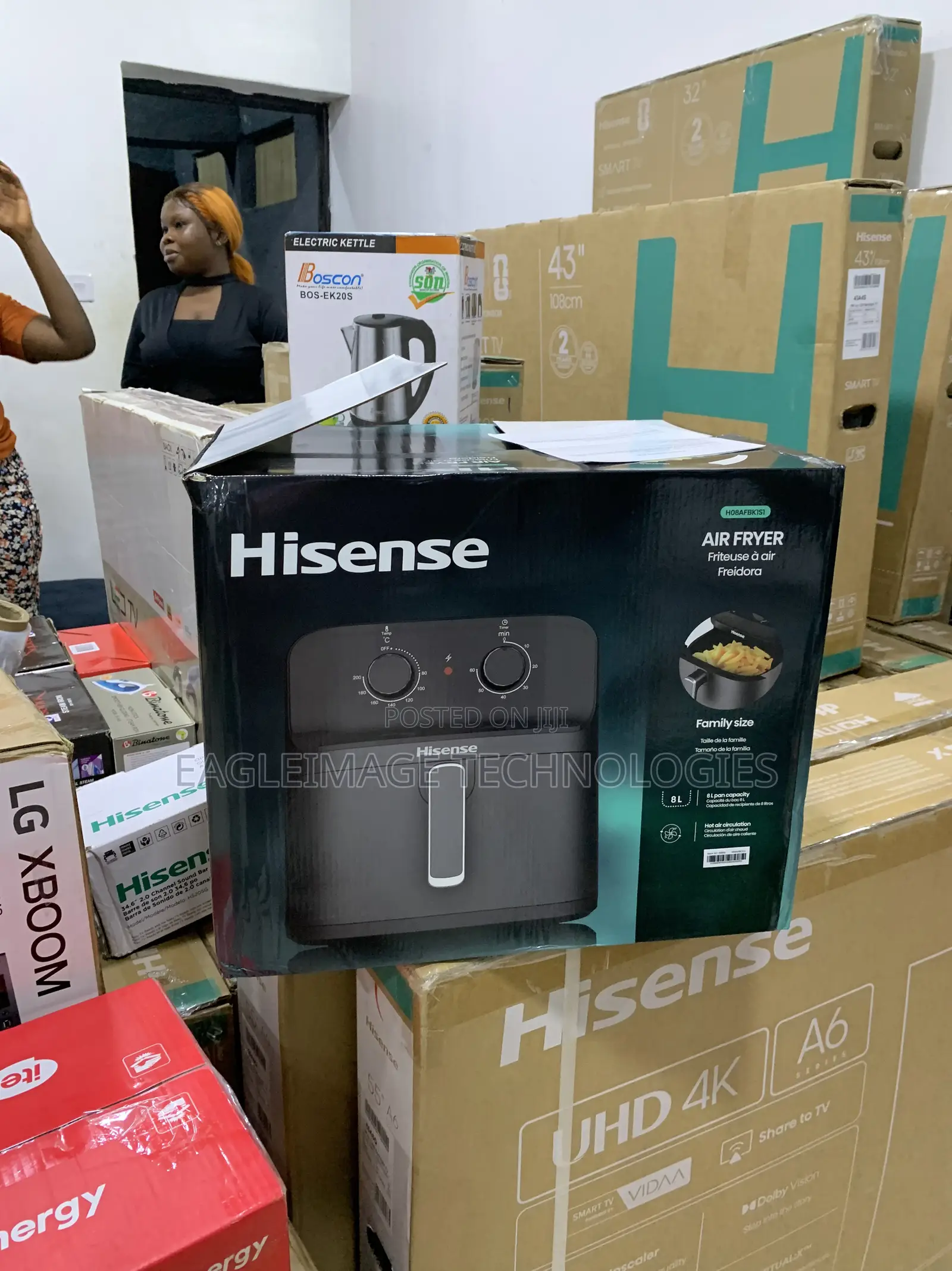 Spacious 8L Air Fryer for Home Use