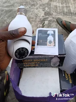 5G Light Bulb Security Camera