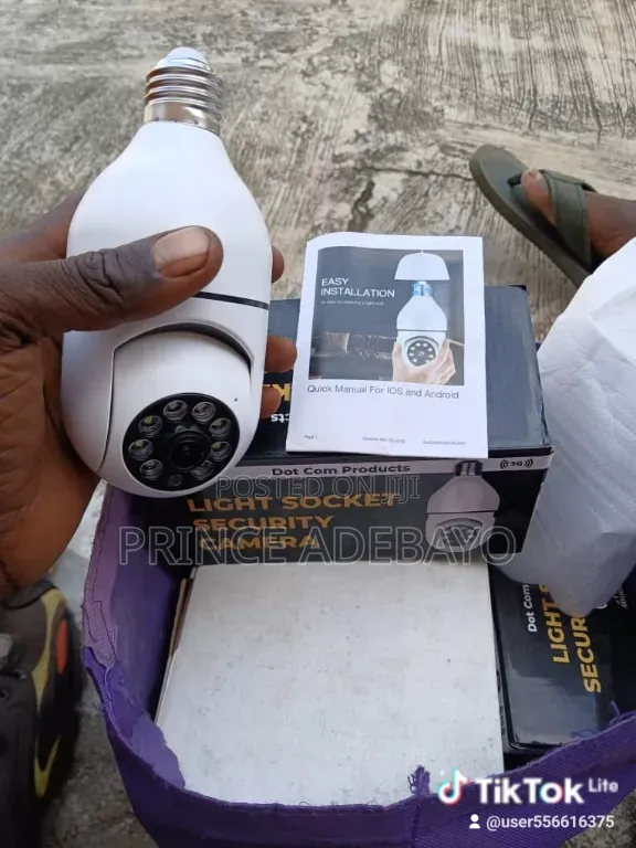 5G Light Bulb Security Camera