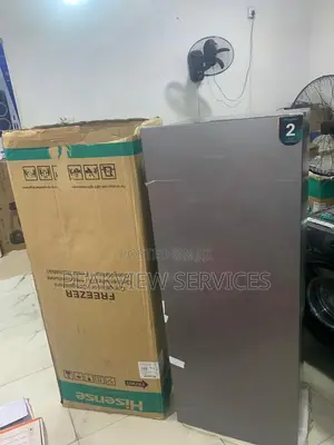 Hisense RS189DR Upright Freezer Sleek Silver Design