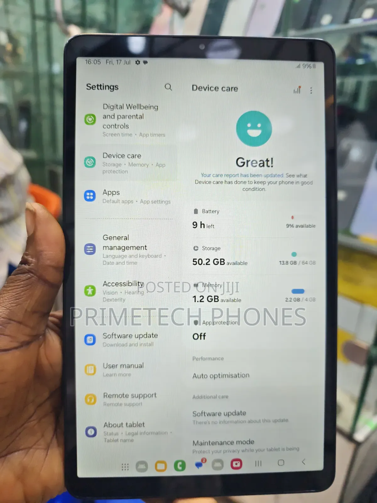 Samsung Galaxy Tab A9 64 GB Black