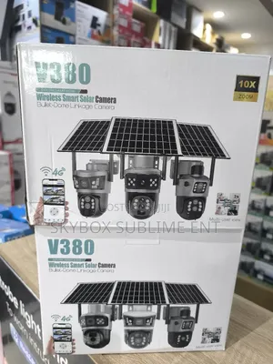 V380 Dual Lens 4g Solar Camera