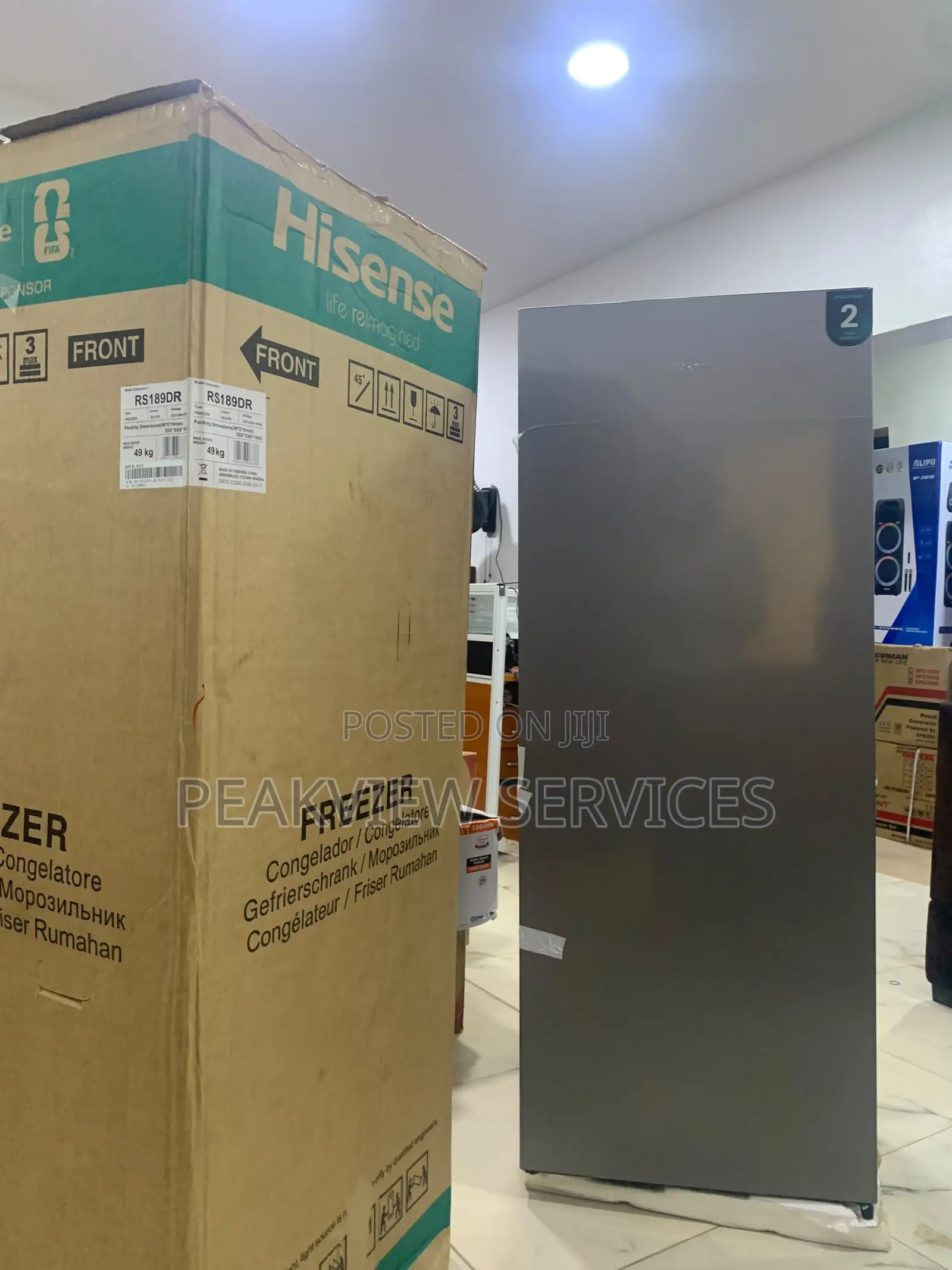 Hisense Upright Freezer With Full Height Storage