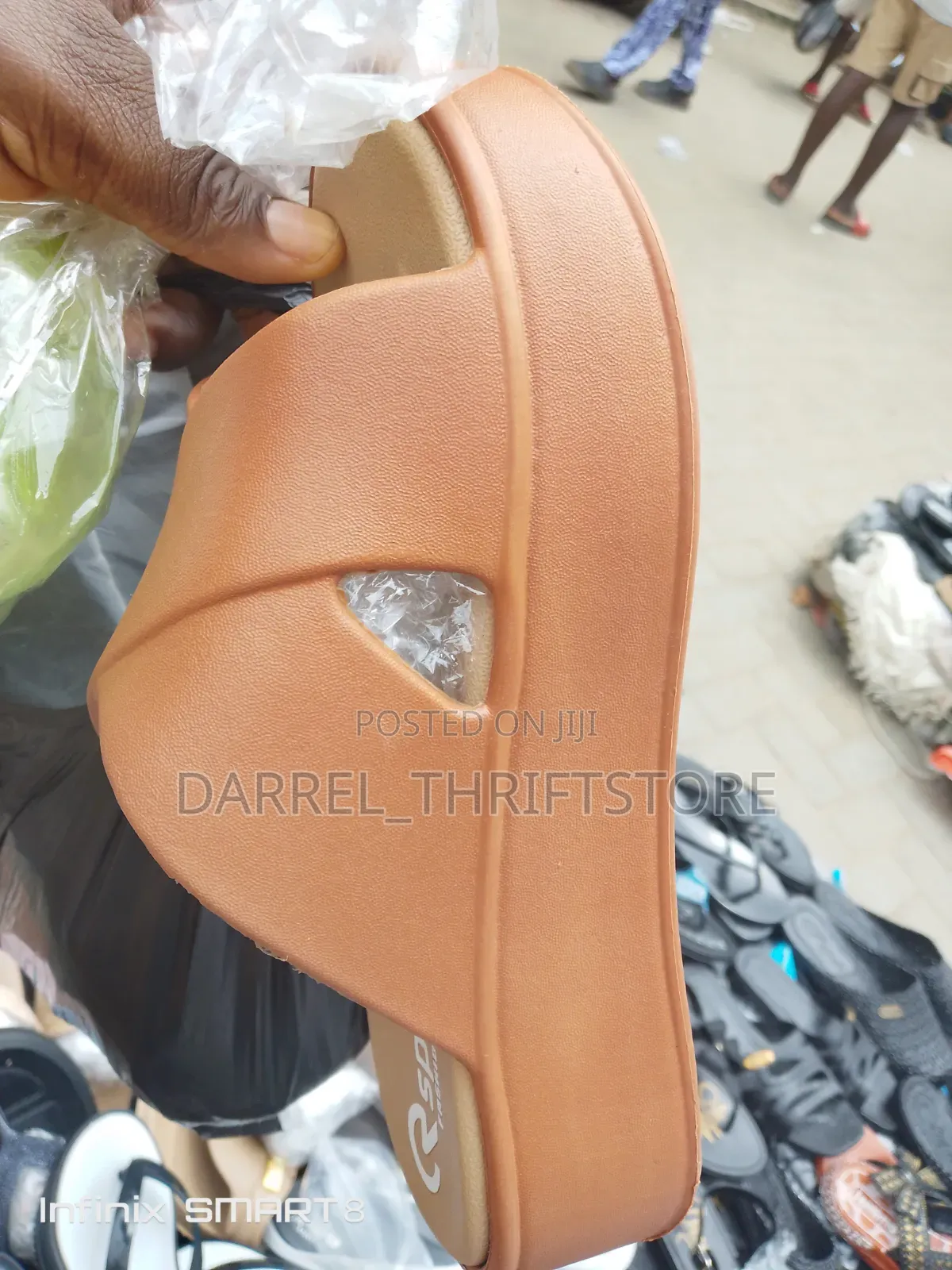 Ladies Wedge Rubber Slippers