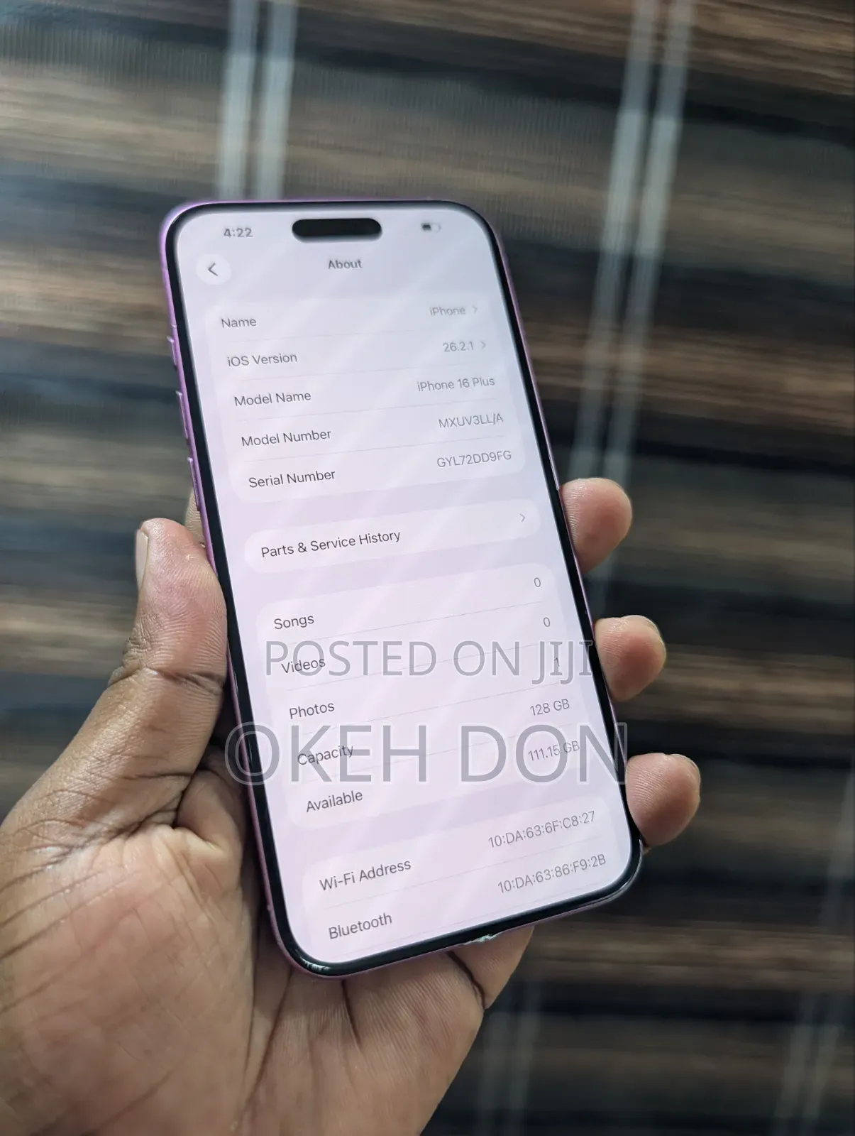 Apple iPhone 16 Plus 128 GB Pink