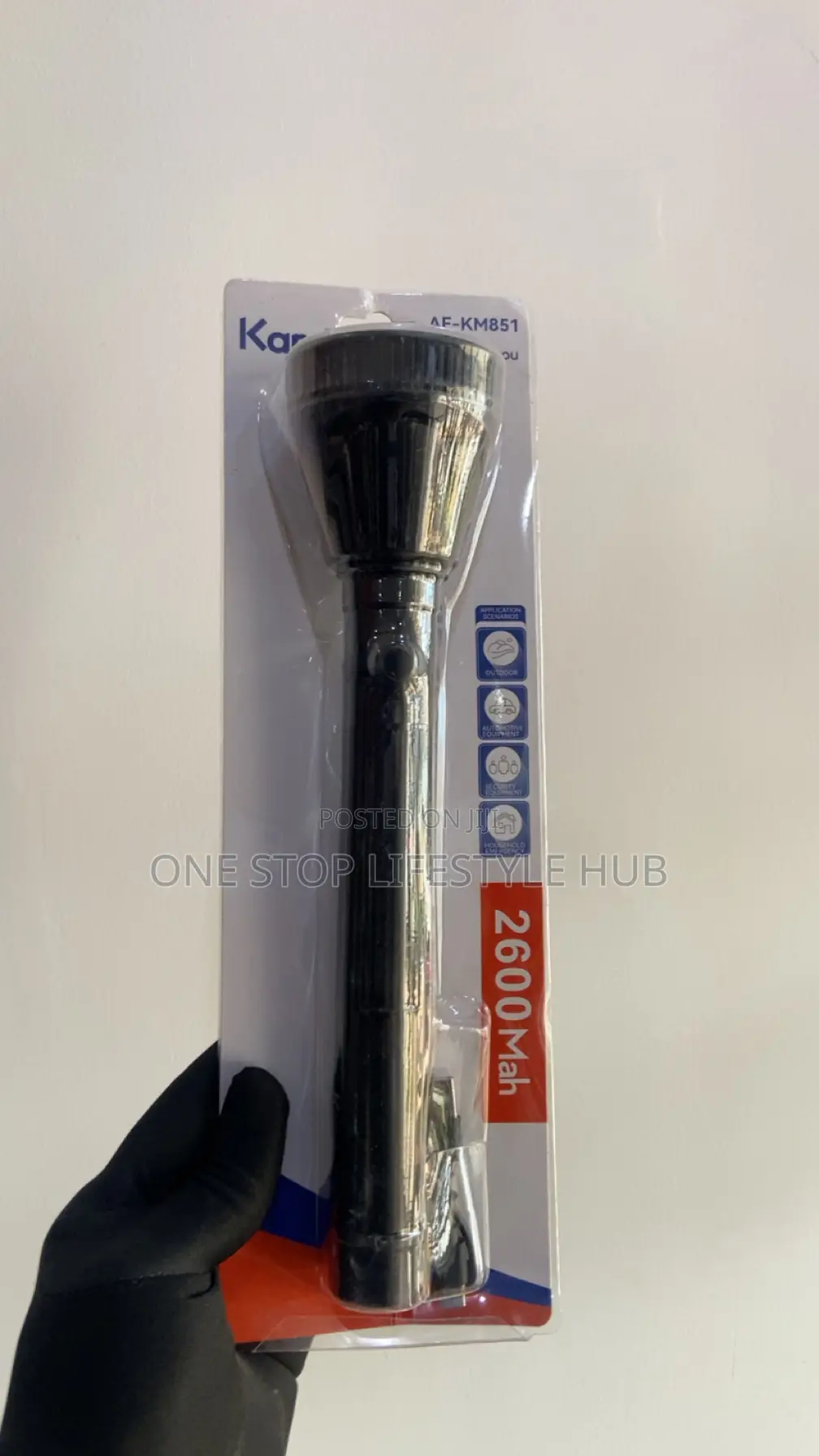 Kami High-Power Long Range Rechargeable Torchlight (AF-KM851)