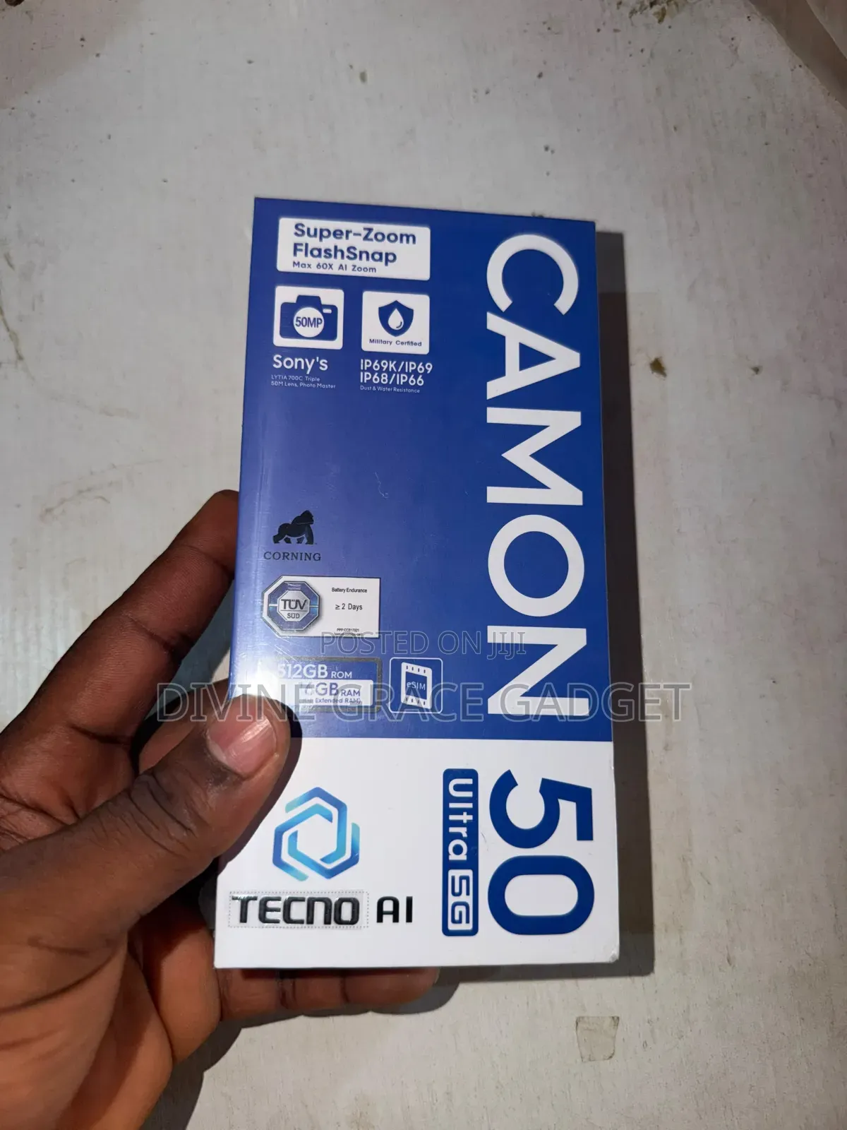 New Tecno Camon 50 Ultra 512 GB