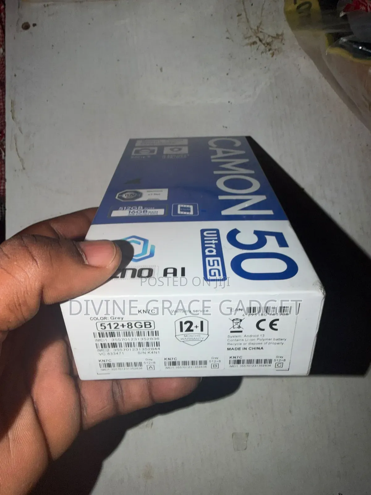 New Tecno Camon 50 Ultra 512 GB