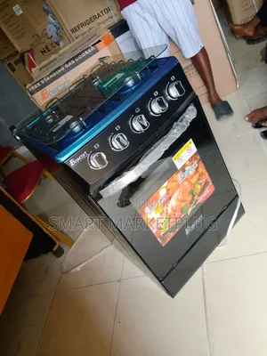 Boscon 4 Burner Gas Cooker With Glass Oven Door