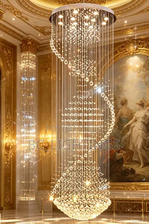 Modern Crystal Light Staircase Lights Long Ceiling Lighting