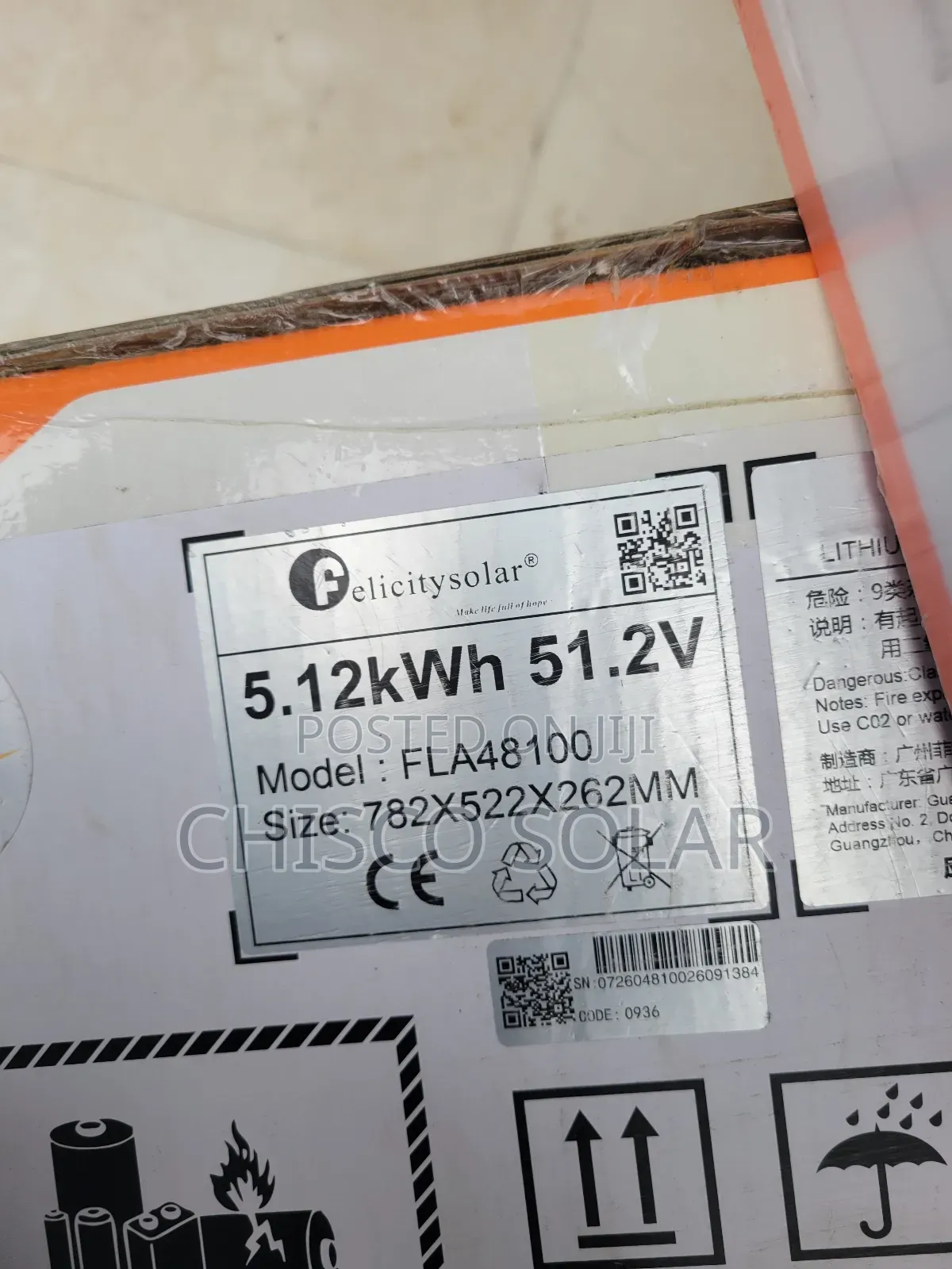 5kwh 48v Felicity Lithium Battery