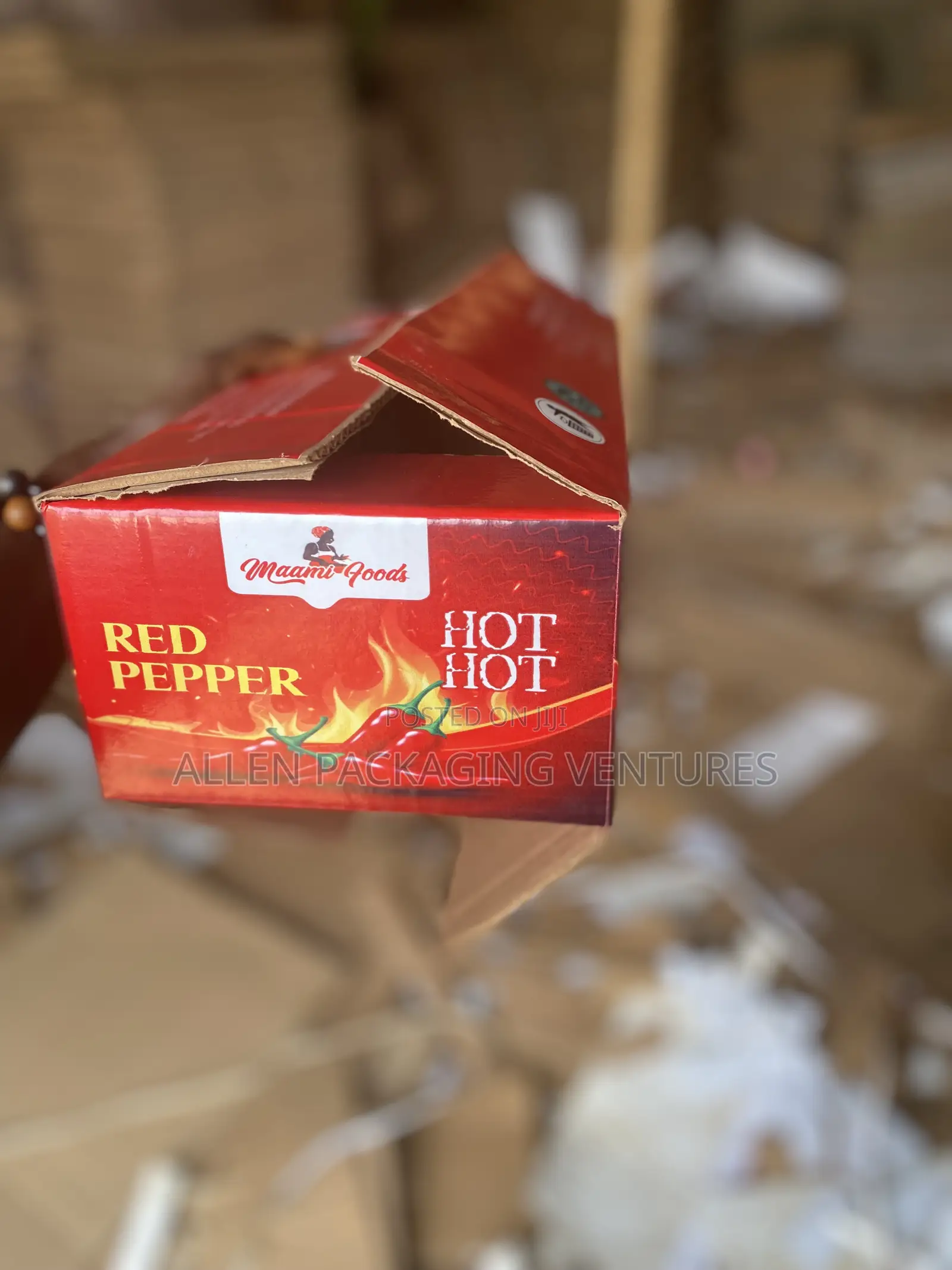 Carton for Red Hot Pepper