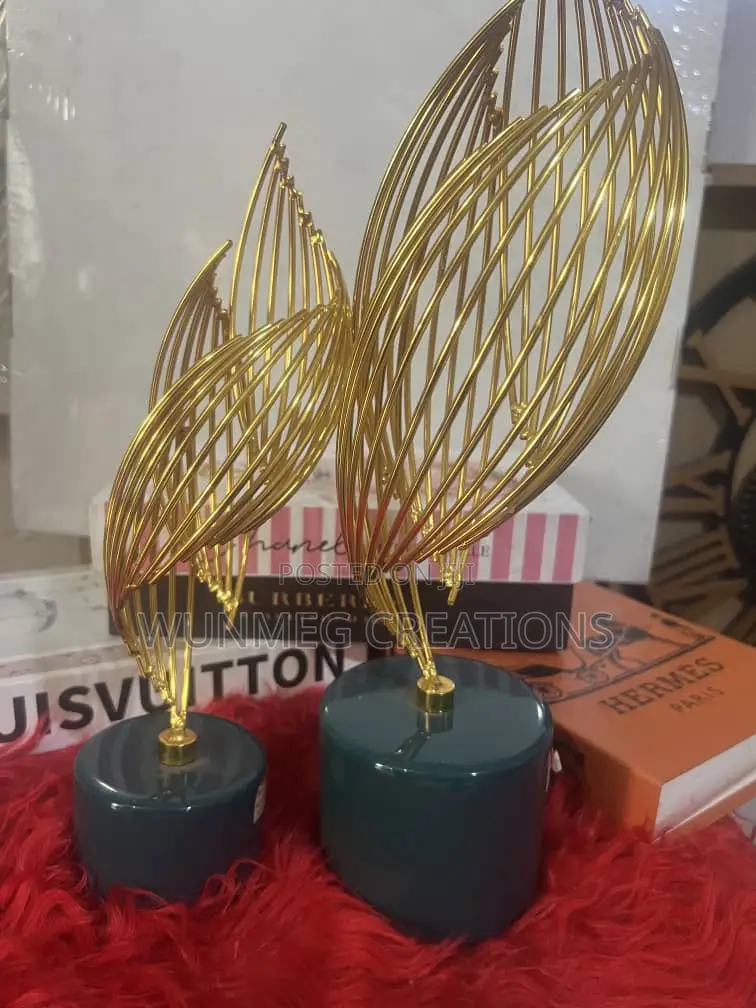 Golden Table Decorations