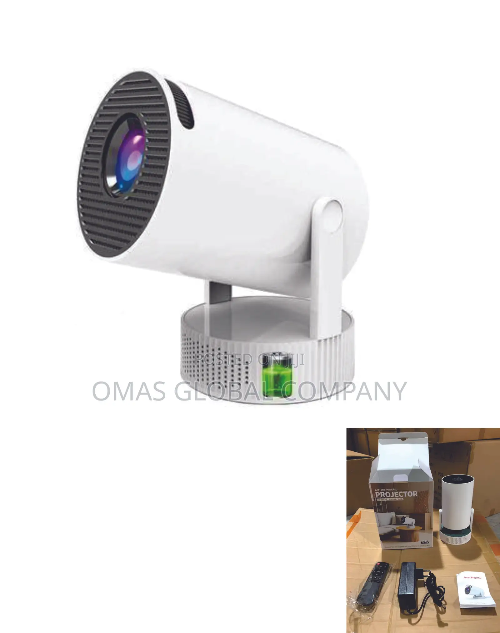 Rechargeable Android TV Projector