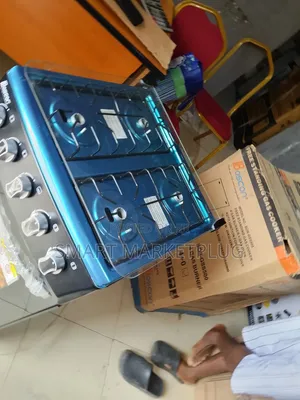Boscon (Bos-Gss5000) 4 Burner Gas Cooker With Glass Oven Dooo