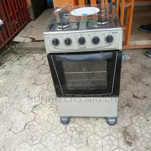 Scanfrost 50x50 Standing Gas Cooker 4 Burner With Oven Clean Uk Use
