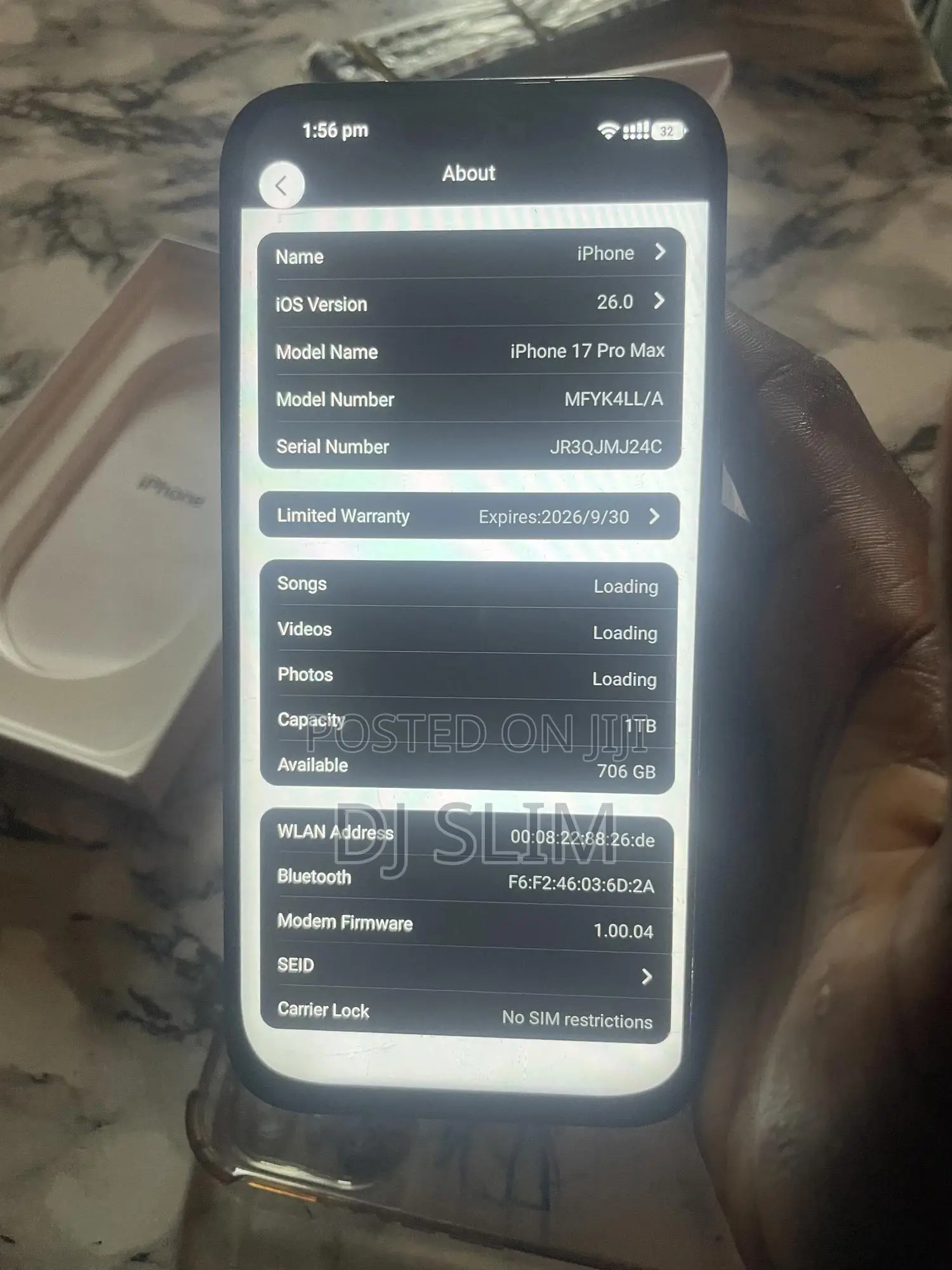 Apple iPhone 17 Pro Max 1 TB Gray
