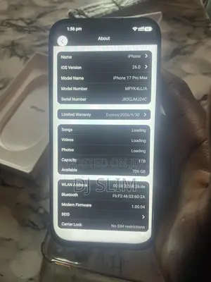 Apple iPhone 17 Pro Max 1 TB Gray