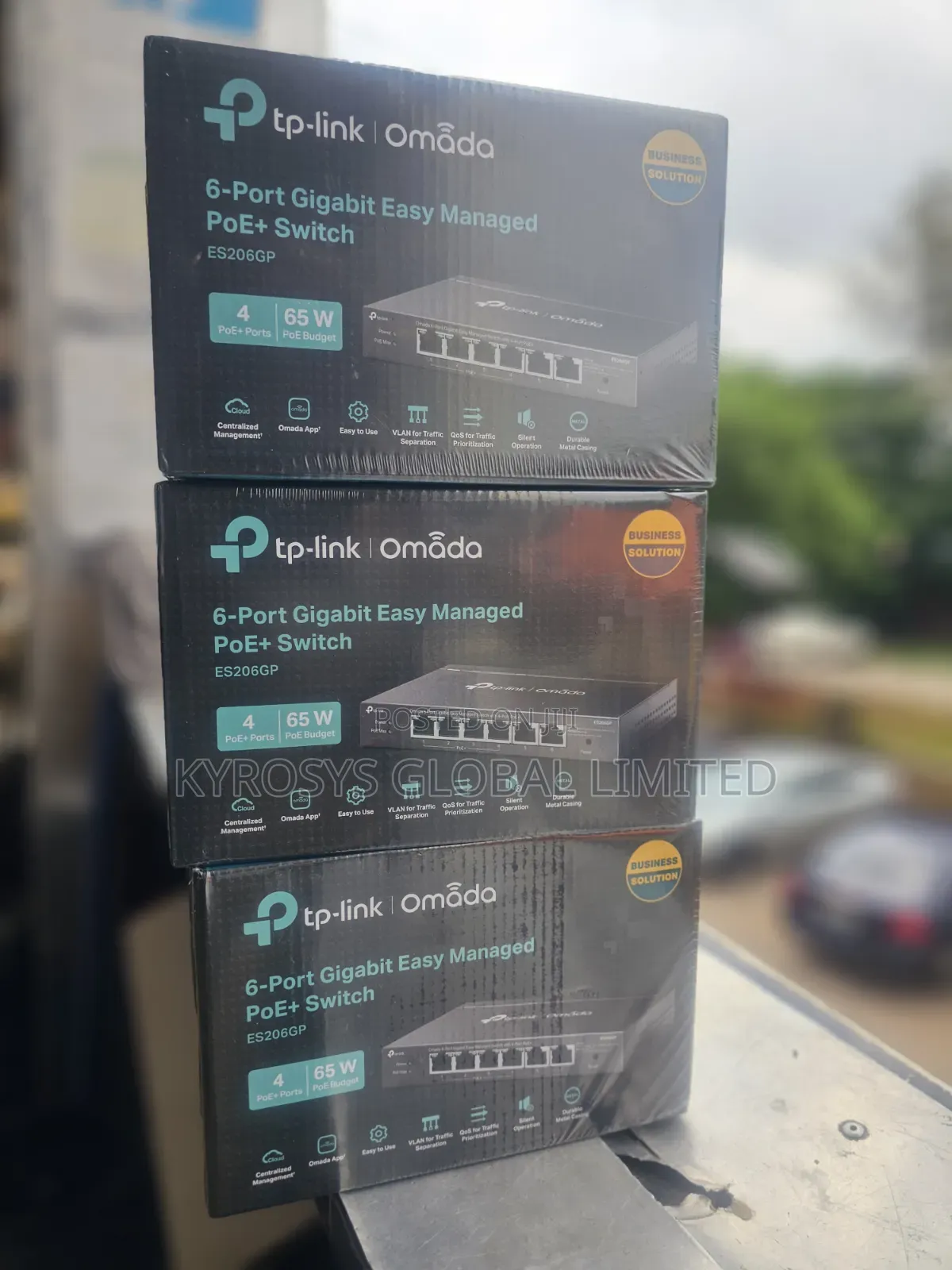 TP-Link 6 Port Gigabit Managed Poe+ Switch