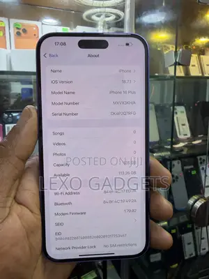 Apple iPhone 16 Plus 128 GB Blue