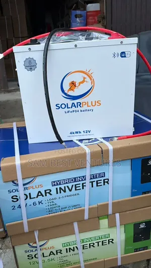 4kwh 12v Solarplus Lithium Battery With Wifi and Bluetooth