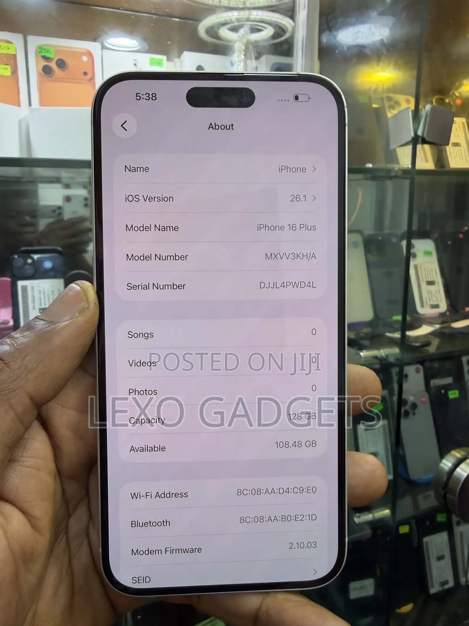 Apple iPhone 16 Plus 128 GB White