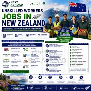 Unskilled Workers Job in New Zealand
