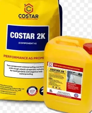 Coster 2K Component a & B Waterproofing, 10litrs Liquid 20kg Powder