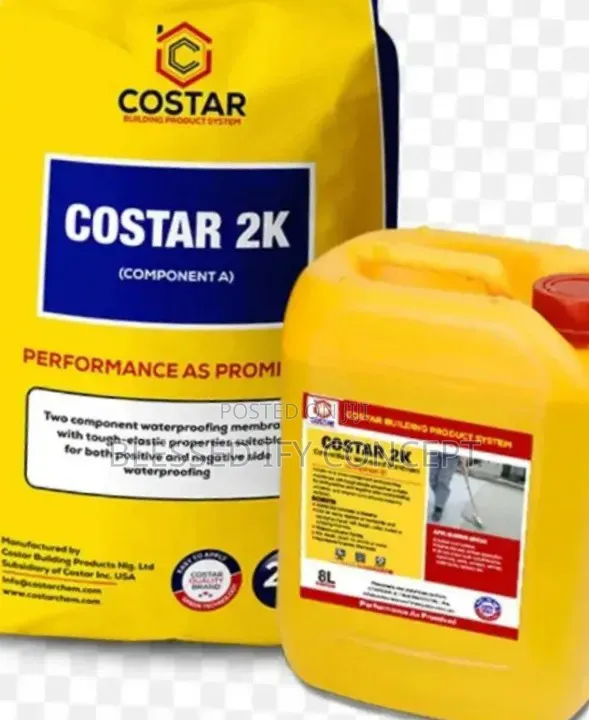 Coster 2K Component a & B Waterproofing, 10litrs Liquid 20kg Powder