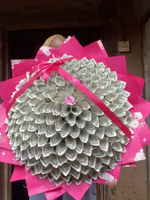 Beautifully Wrapped Money Bouquet