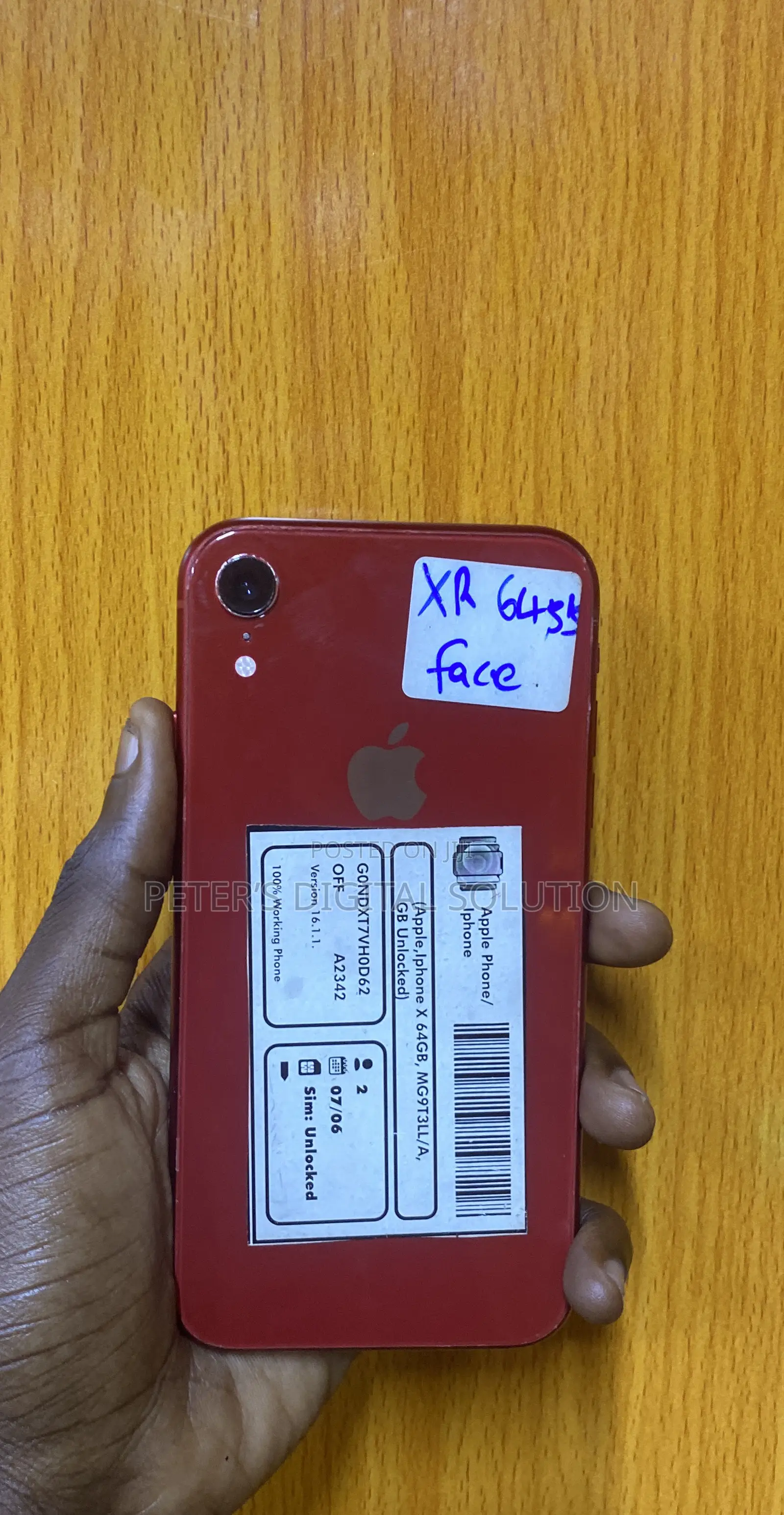 Apple iPhone XR 64 GB Red