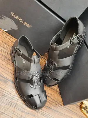 Roberto Cavalli Palm Slippers