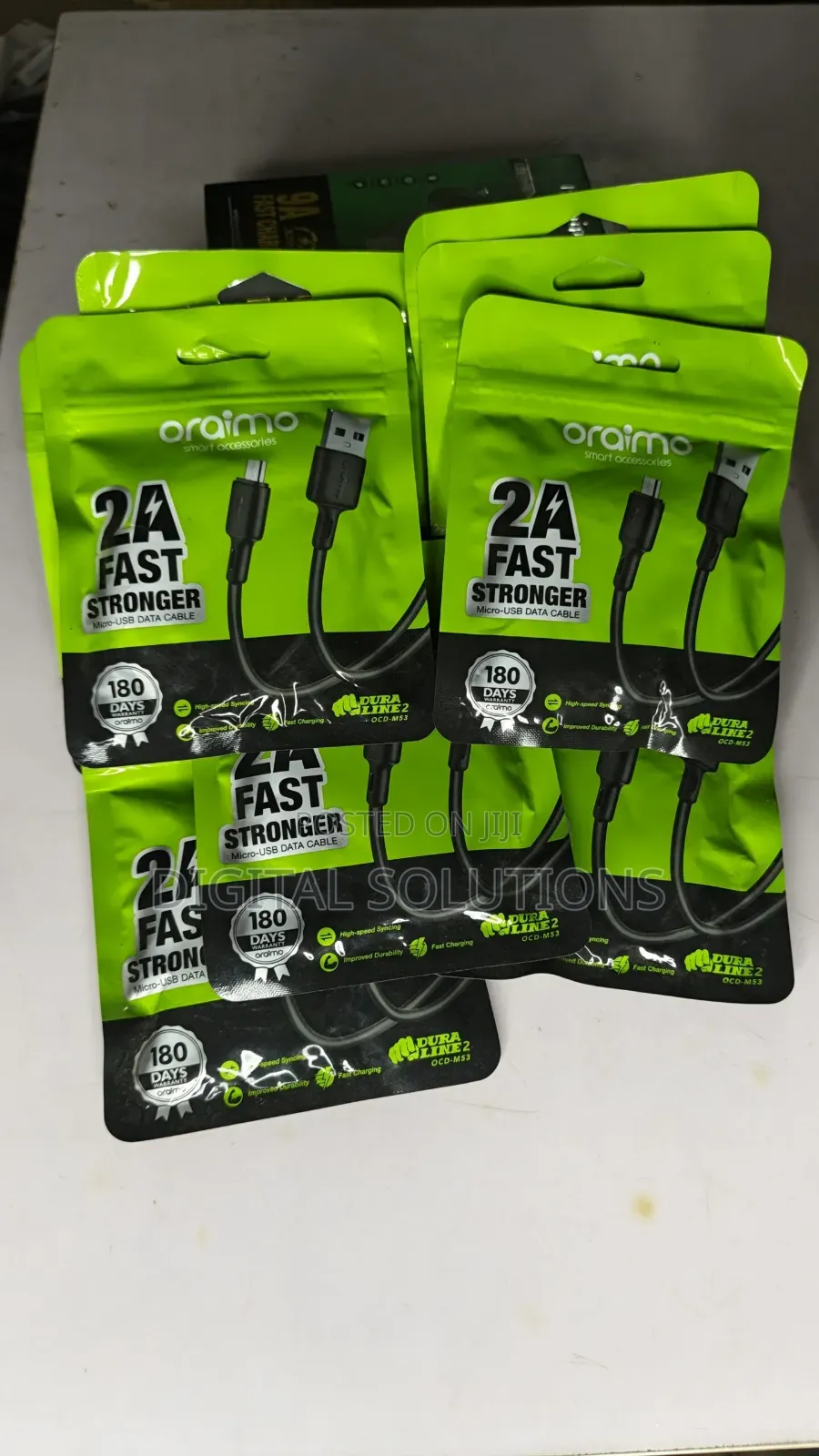 Original Oraimo 2A Fast and Stronger Charge Data Cable.