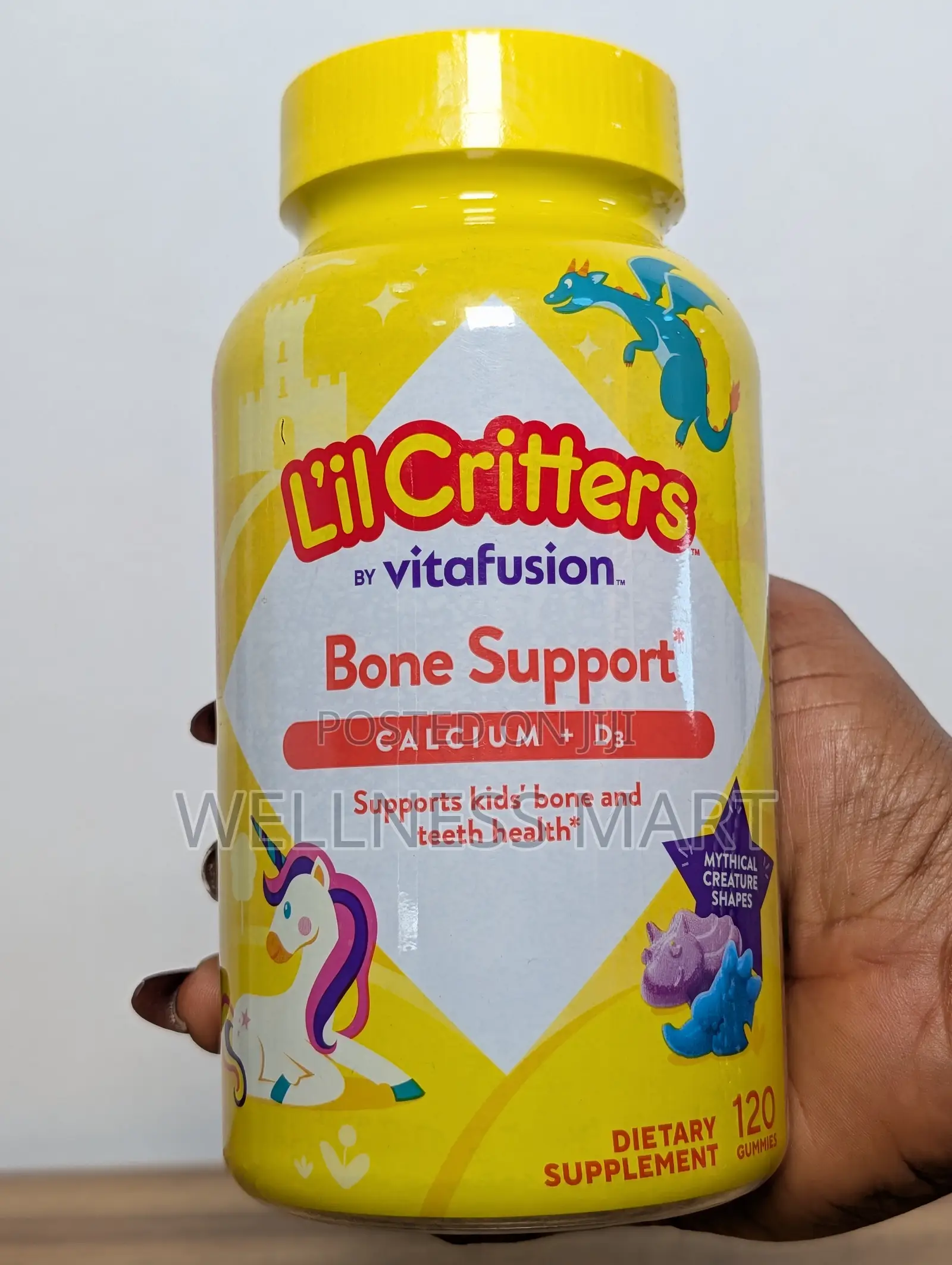 Lil Critters Bone Support Calcium D3 Gummies | Kids Bones | U.S.A