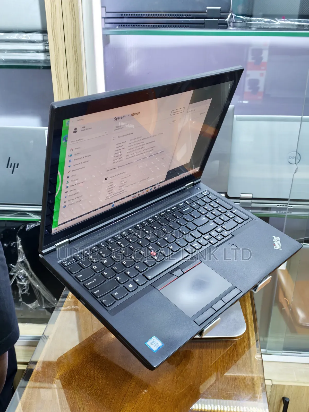 Laptop Lenovo ThinkPad P52 16GB Intel Xeon SSD 256GB