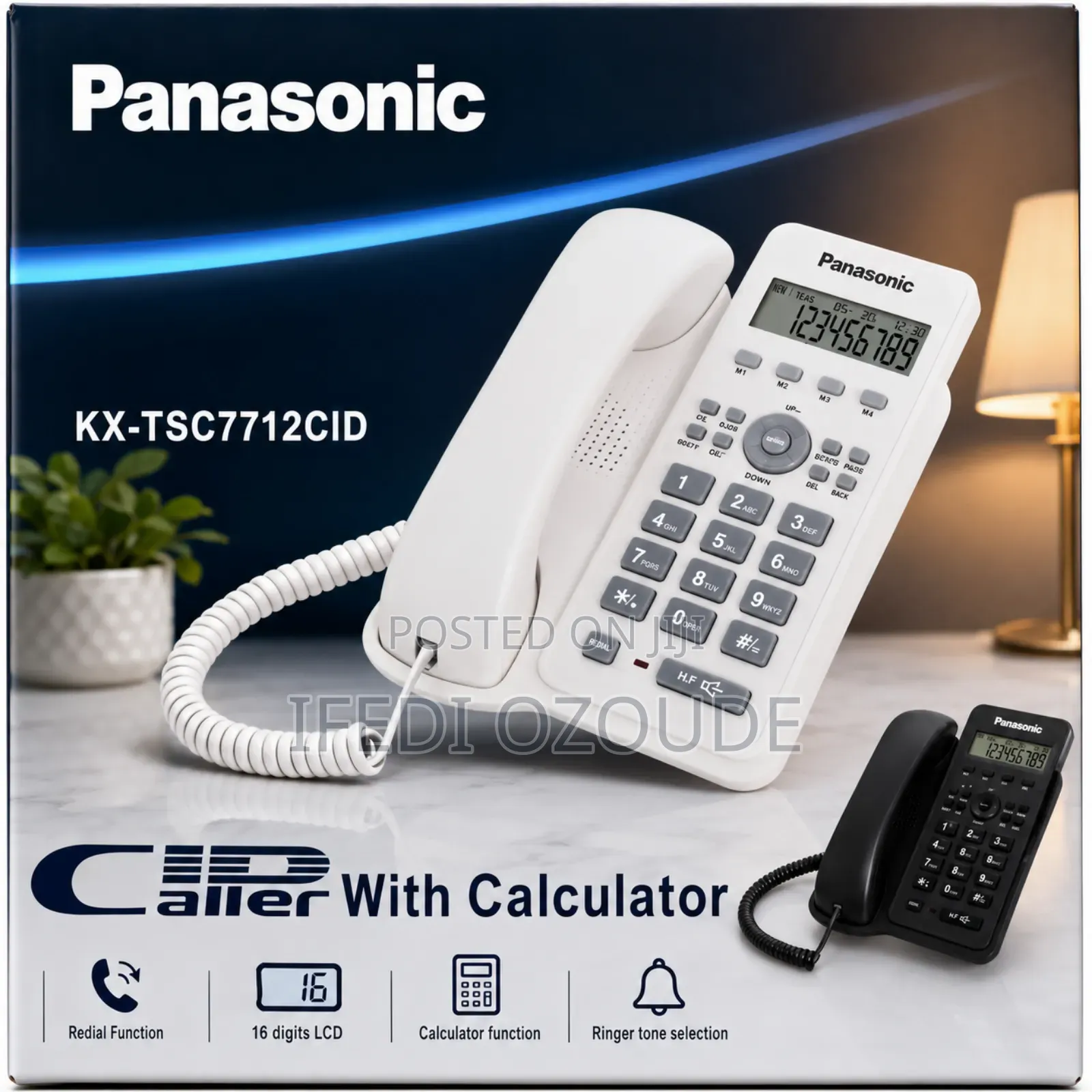 Panasonic kXTSC7712CID INTERCOM With Display