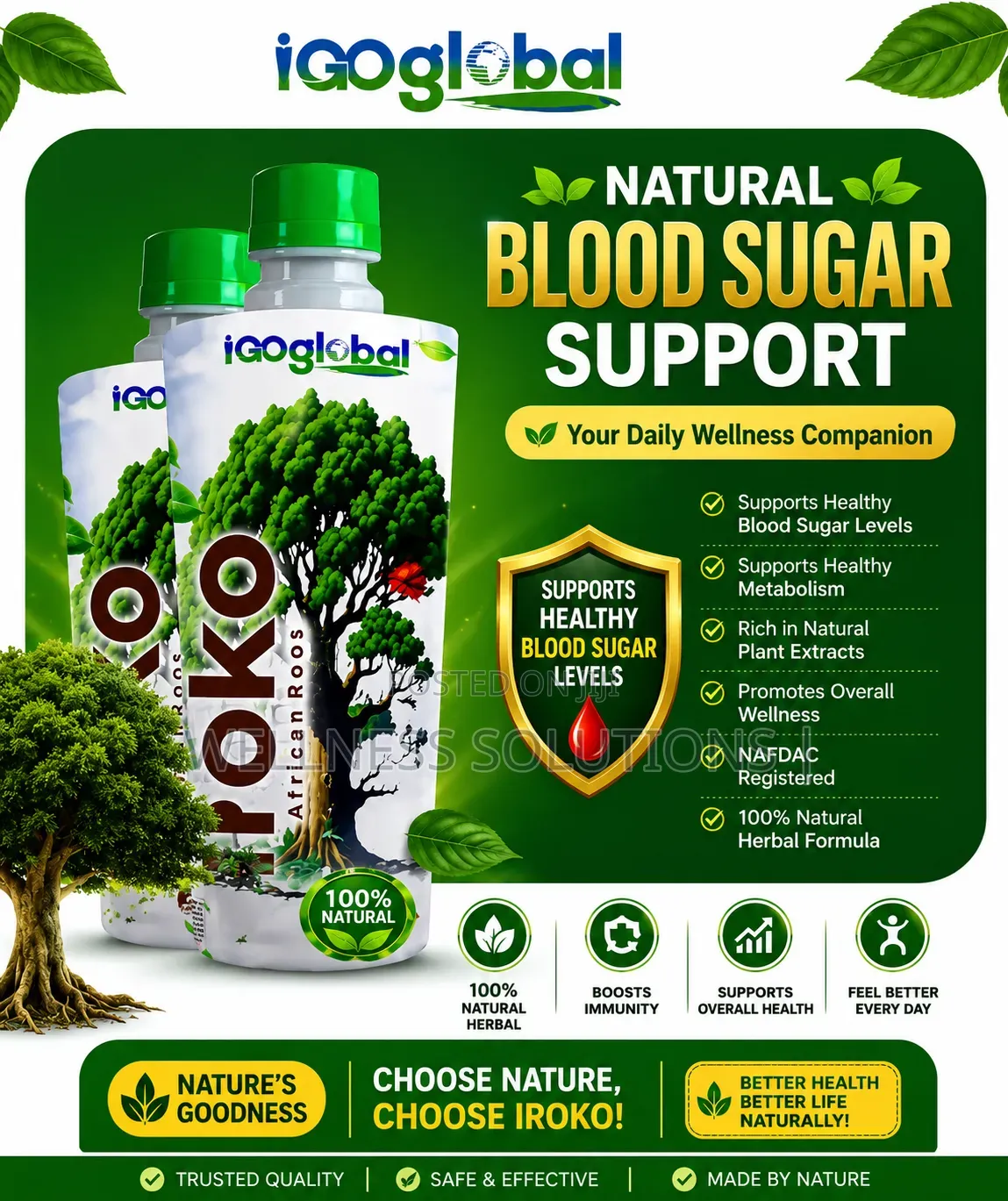 Iroko African Root - Blood Sugar Erazer