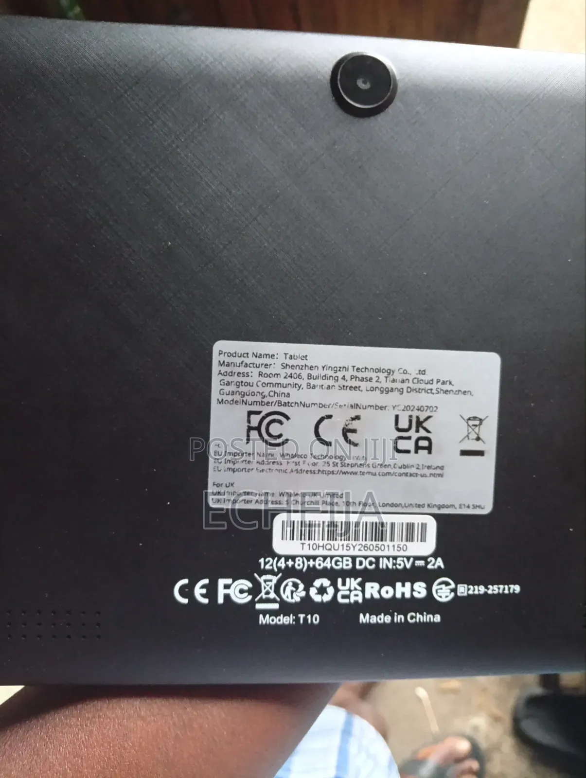 New Tablet 64 GB Black