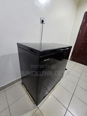 Hisense Deep Freezer - 189L - Black- Barely Used.