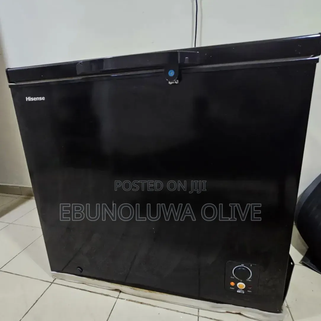 Hisense Deep Freezer - 189L - Black- Barely Used.