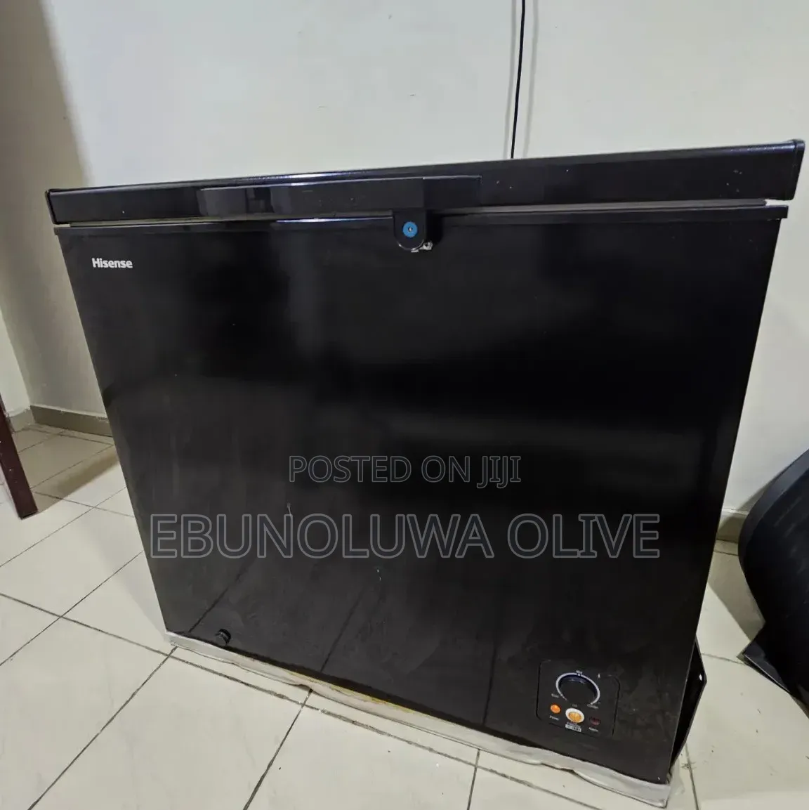 Hisense Deep Freezer - 189L - Black- Barely Used.