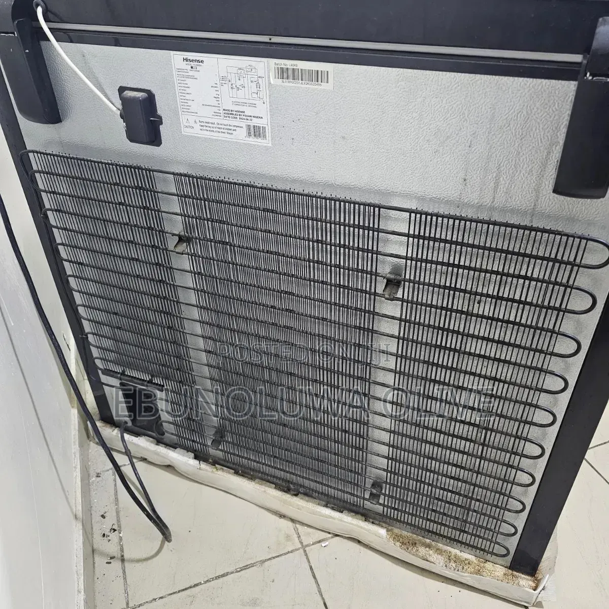 Hisense Deep Freezer - 189L - Black- Barely Used.