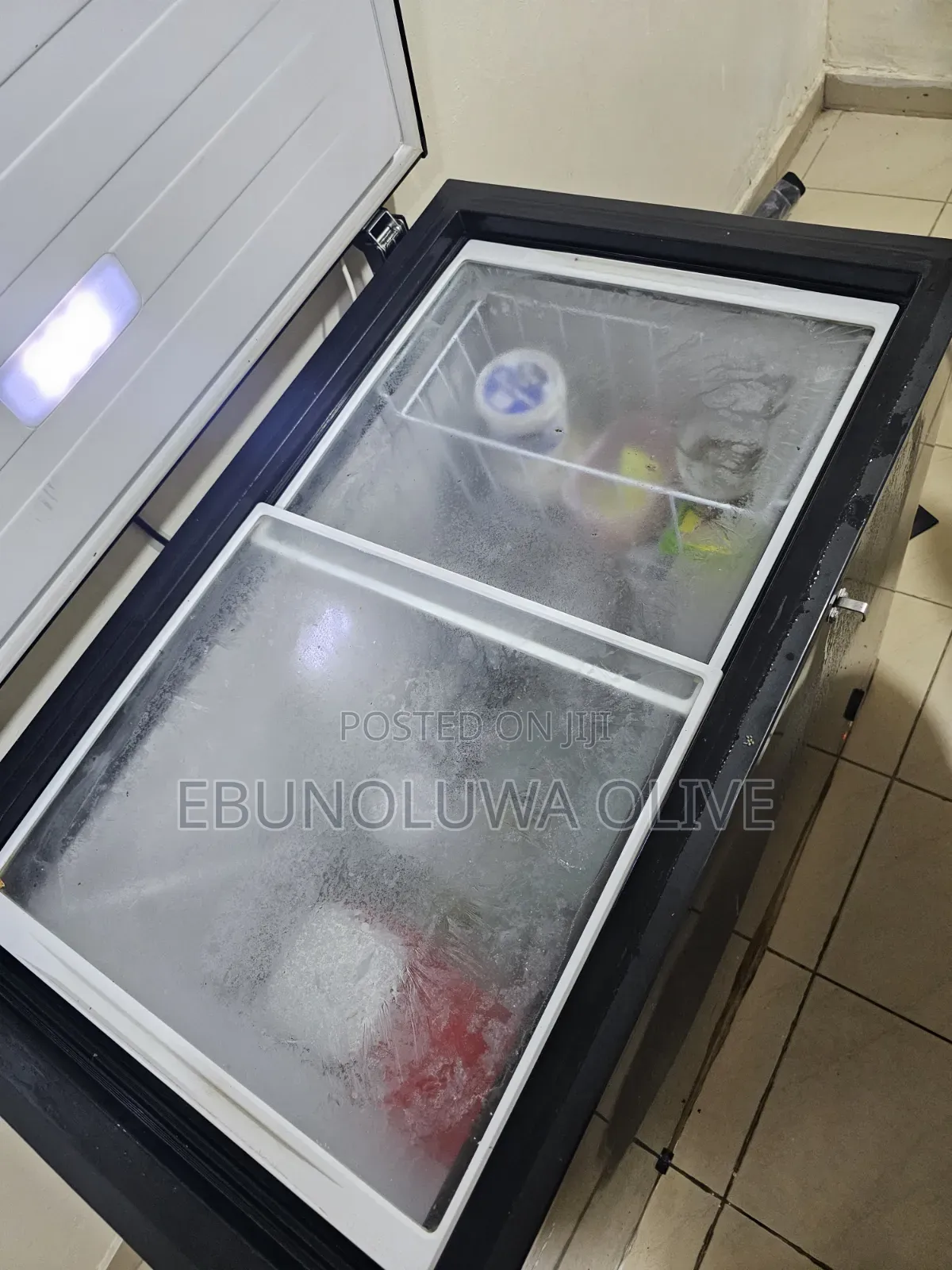 Hisense Deep Freezer - 189L - Black- Barely Used.