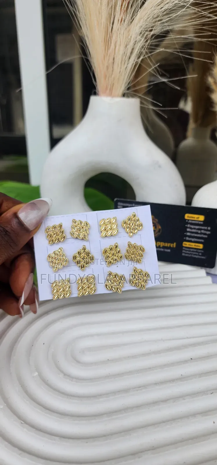 Weft Style Pin Earring