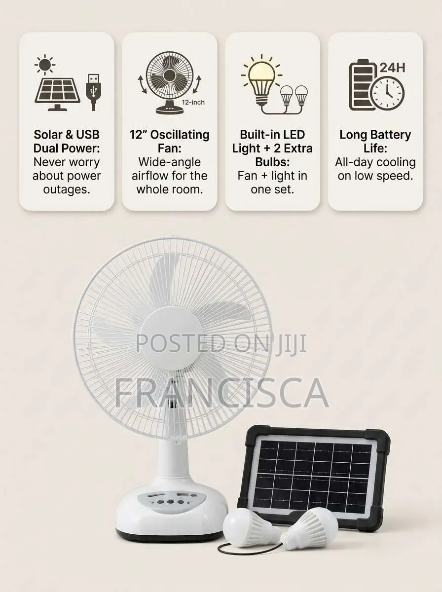 Rechargeable Fan