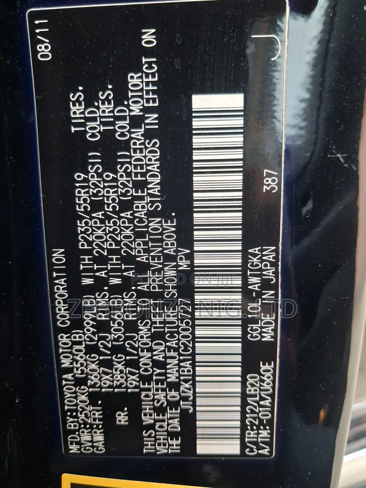 Lexus RX 2012 Black