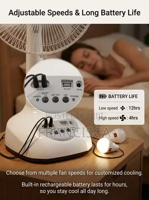 Rechargeable Fan